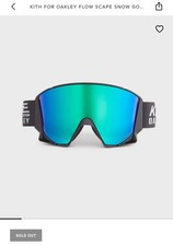 Kith x Oakley Flow Scape Snow Goggles-Black