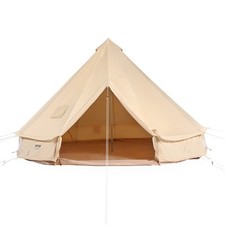 VEVOR Tente Cloche Toile 4 Saisons 6 m pour Camping Familial avec Trou de Poêle