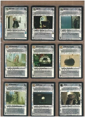 Star Wars CCG - 1995 Premiere Limited Black Border - LIGHT SIDE- PICK YOUR CARD