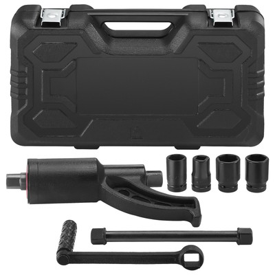 Torque Multiplier Wrench Set 1'' Drive 1:58 Lug Nut Remover with 4 Sockets