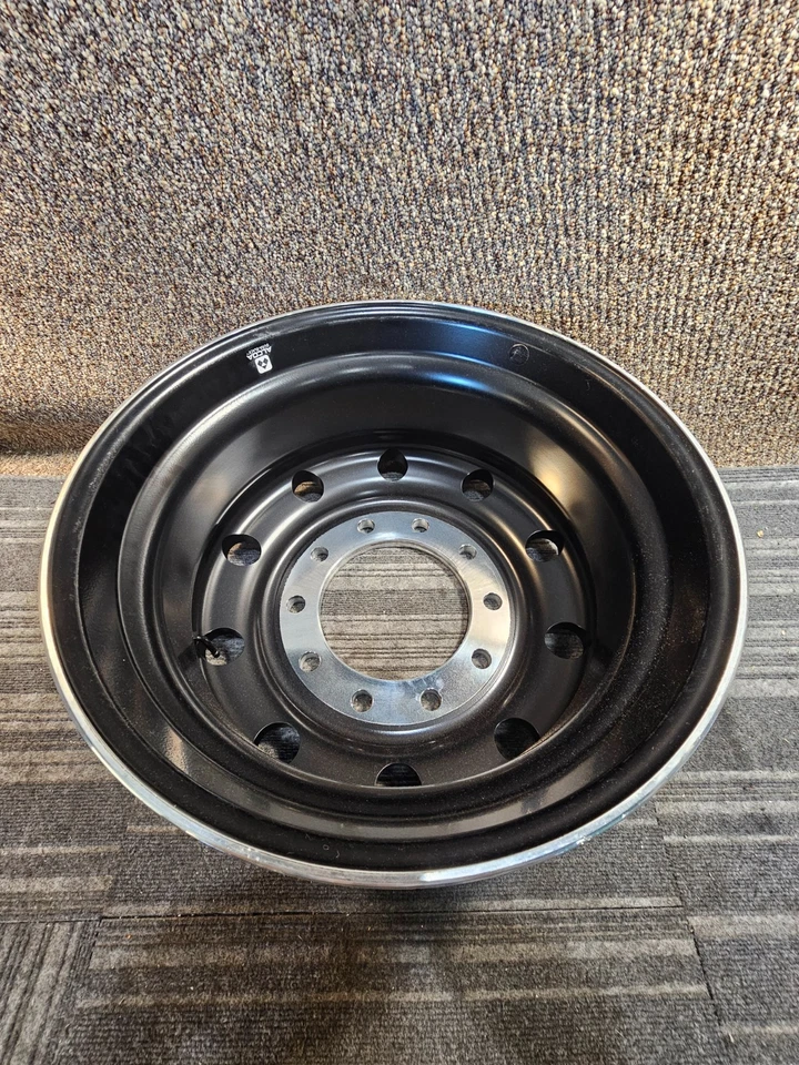 (CANTIDAD 1) Llanta de aluminio Alcoa Dura-negro 22,5x9 10x285,75 89U64BLK Foto 2 de 4