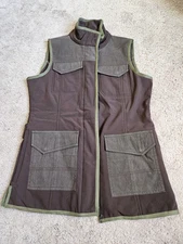 NEW Smith & Wesson Vest Women's Medium Technical Hybrid Vest, WALNUT BROWN