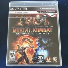 Mortal Kombat Komplete Edition PS3 PlayStation 3 Almost Perfect