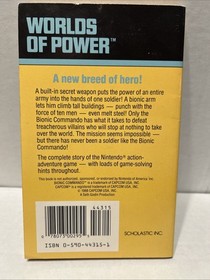 Worlds Of Power #6 Bionic Commando NES Story Book W/Card 1st Ed. 1991