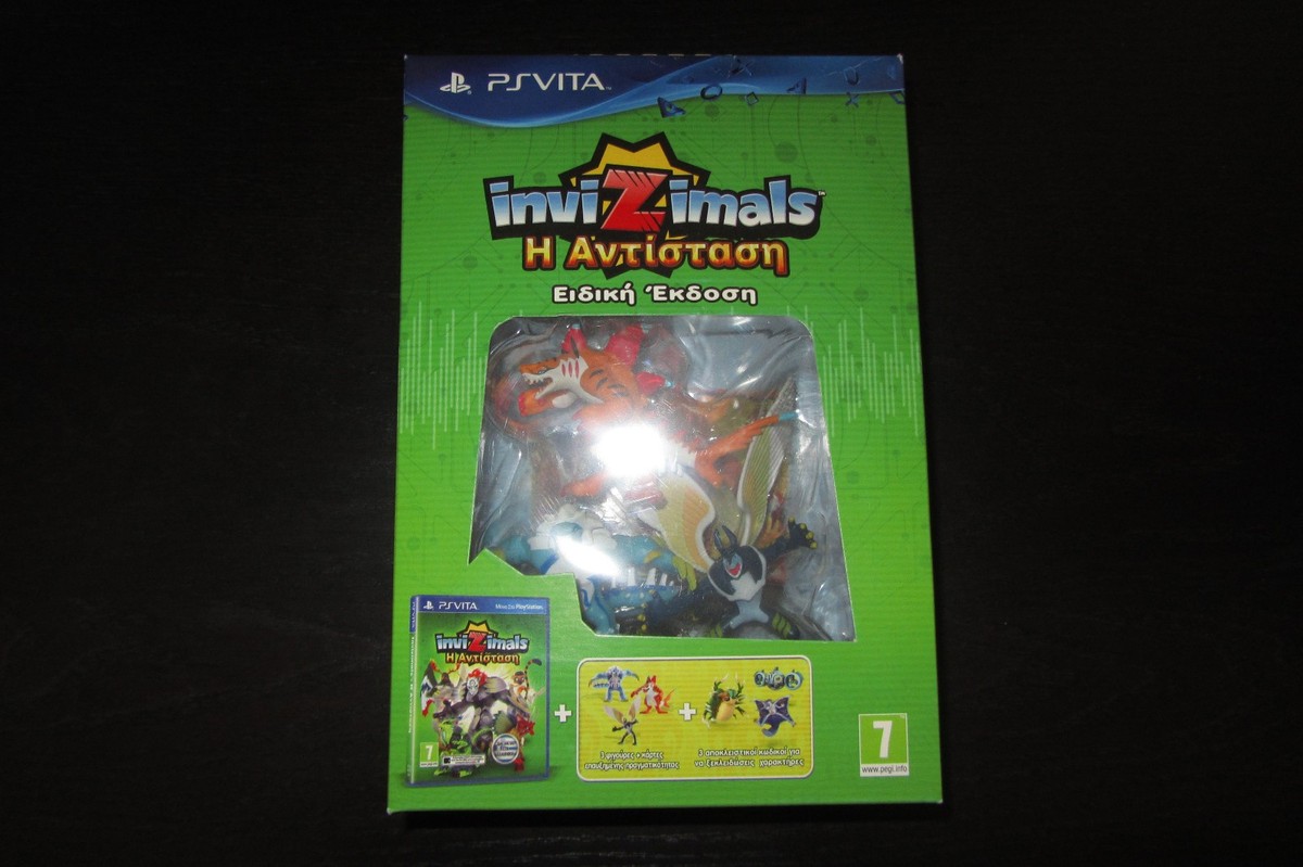INVIZIMALS THE RESISTANCE SPECIAL COLLECTORS EDITION SONY PS VITA