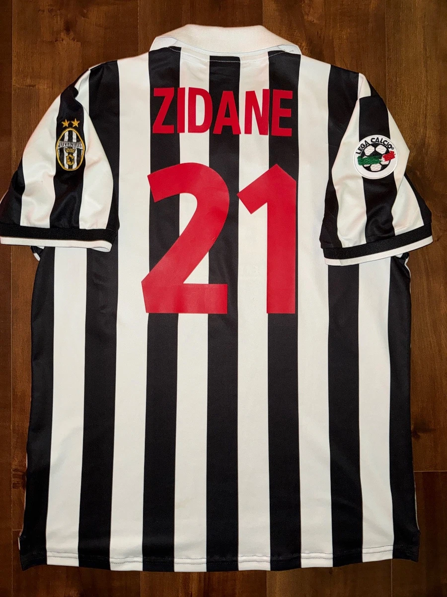 Zinedine Zidane Juventus International Club Soccer Fan Apparel and