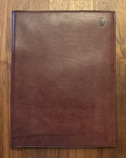 Hartmann Vintage Tan Belting Leather Executive Portfolio 9.5x12.25” Padfolio