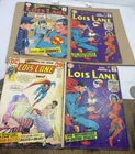 4 Silver age DC comic books Superman’s girlfriend Lois Lane vintage Lot