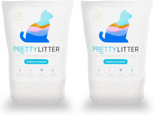 Prettylitter Health Monitoring Cat Litter Unscented, Non Clumping  Lightweigh