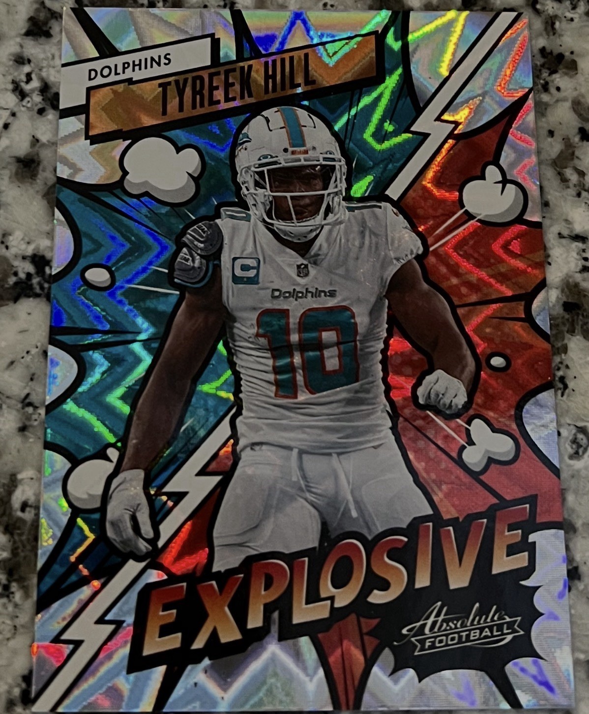 2023 Panini Absolute Explosive- Tyreek Hill #33 Case Hit SSP Dolphins