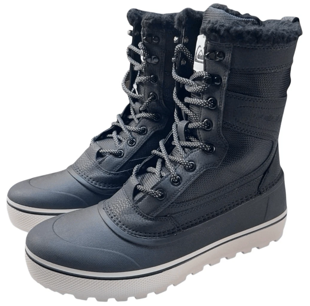 Quicksilver Sub Zero Hi Snowboot black Mens Size 8 New