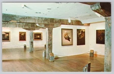1973 Brandywine River Museum Interior Art Gallery Postcard Chadds Ford