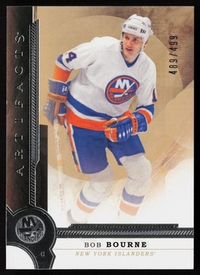 2016-17 Upper Deck Artifacts #137 Bob Bourne #/499 New York Islanders