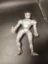 Vintage 1996 Reboot Silver Megabyte with Binome Action Figure