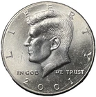 2001-D Kennedy Half Dollar From Bank Rolls - Nice AU/BU Coin!