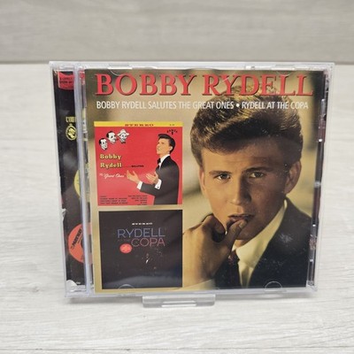 BOBBY RYDELL -  SALUTES THE GREAT ONES /RYDELL AT THE COPA CD Ace 2 LPs In 1 VGC