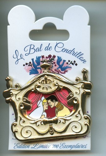 DLP Disney Paris Princess Cinderella Ball Event Prince Charming Golden Coach Pin