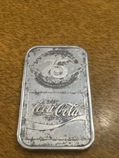 1977 Coca Cola Philadelphia PA World Wide Mint 1 oz .999 Fine Silver Bar