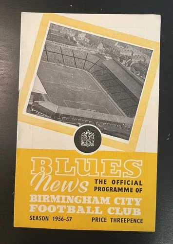 1956-1957  Birmingham  v  Borussia Dortmund Germany Friendly