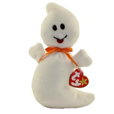 TY Beanie Baby - SPOOKY the Ghost (4th Gen hang tag) (8 inch) -MWMTs Stuffed Toy
