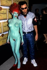 Amanda Lepore David LaChapelle at Visionair event New York Novembe - Old Photo