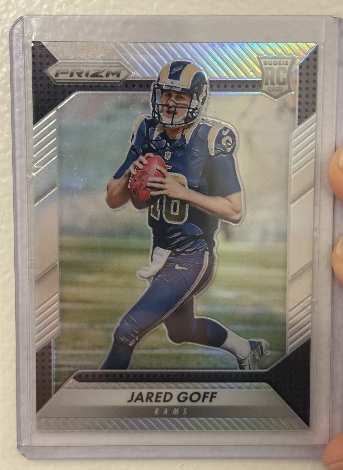 2016 Prizm JARED GOFF Silver Prizm Rookie RC #208 Rams Lions