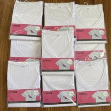 Cricut Infusible Ink T Shirt, Lot of 10, V Neck, Women's 3 XL XXXL SUBLIMATION