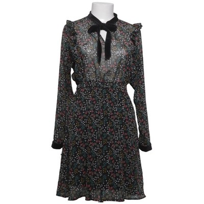 Zara Basic Collection, Kleid, Größe: S, Schwarz/Mehrfarbig, Blumen, Damen #AKm