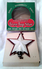 Vintage Paramount Tree Top Lighted Star #720 - Works - Original Box