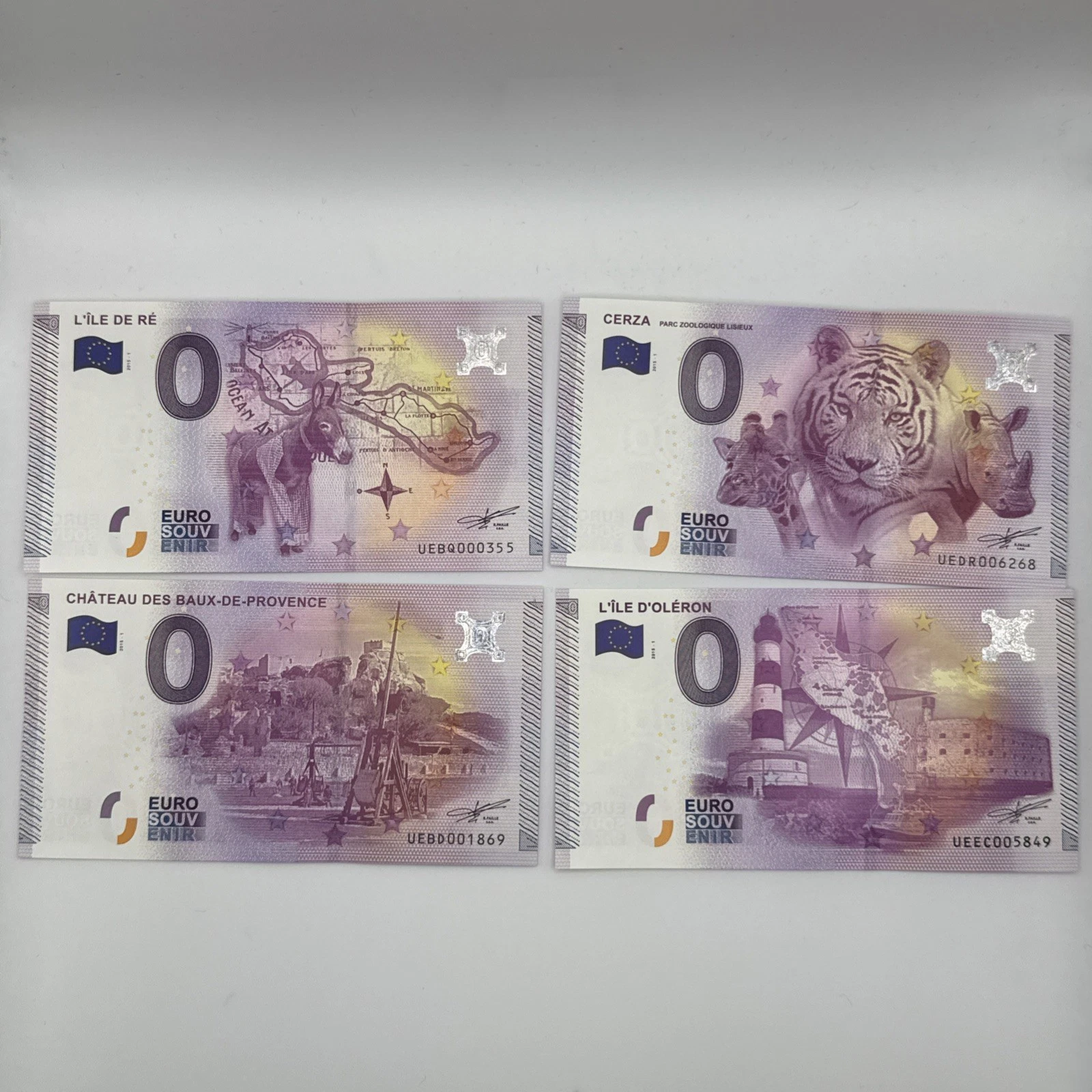 Billet Zéro 0 € Euro Touristique / Souvenir 2015