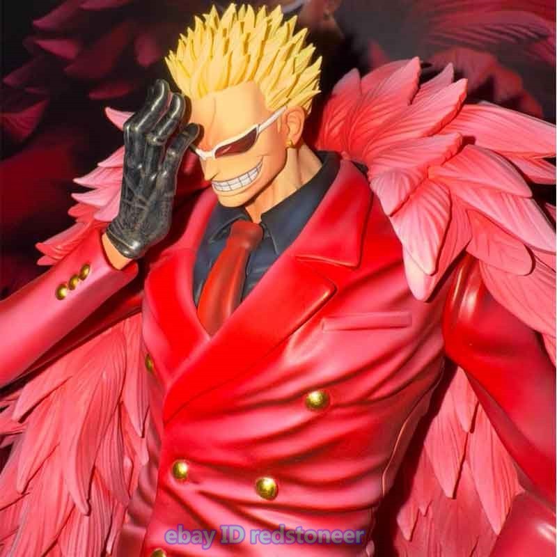 Donquixote Doflamingo One Piece Statue Figure H31cm Collection Red