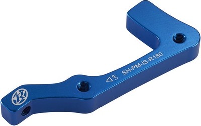REVERSE Bremsscheibenadapter IS-PM 180 Shimano HR Blau