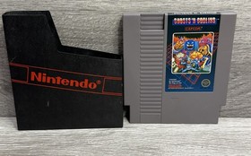 Ghosts 'n Goblins [5 Screw] VG Refurb + 1yr Warranty Nintendo NES Polished Pins