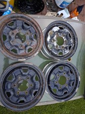 (4) 1986-1993 MAZDA B2000 B2200 MINI TRUCK FACTORY OEM 14X5.5 STEEL WHEELS RIM 