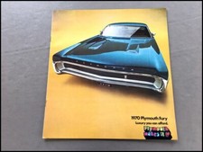 1970 Plymouth Fury 20-page Original Car Sales Brochure Catalog - I Ii Sport Gt 1970 Plymouth Fury 20-page Original Car Sales Brochure Catalog - I Ii Sport Gt