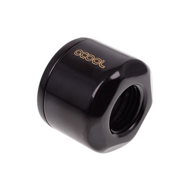 Alphacool G1/4'' Eiszapfen Filter Female to Female Fitting, Deep Black