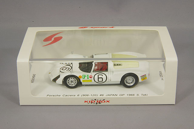 Spark スパーク　ポルシェ　カレラ6 1966 1/43 Spark 1:43 Porsche Carrera 6 906-120 1966 Japan GP 1966 #6 S