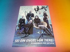 Schandmaul medieval folk rock band signed autograph autograph card