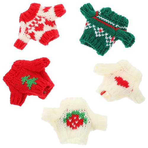 5 Pcs Doll Sweater Kids Dressing up Costumes Toy Baby Clothes Ornaments - Picture 4 of 12