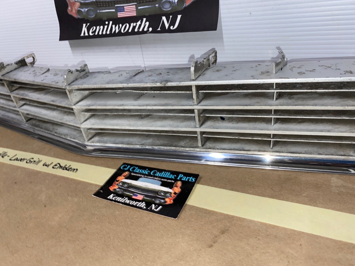 OEM 63 Cadillac Deville FRONT LOWER GRILL WITH SCRIPT EMBLEM