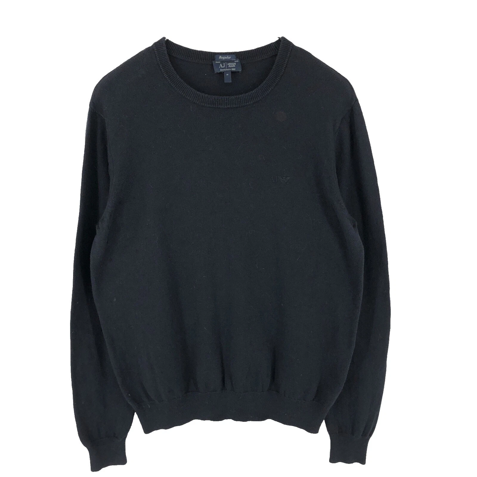 Suéteres para Hombre Negro Armani Jeans Para