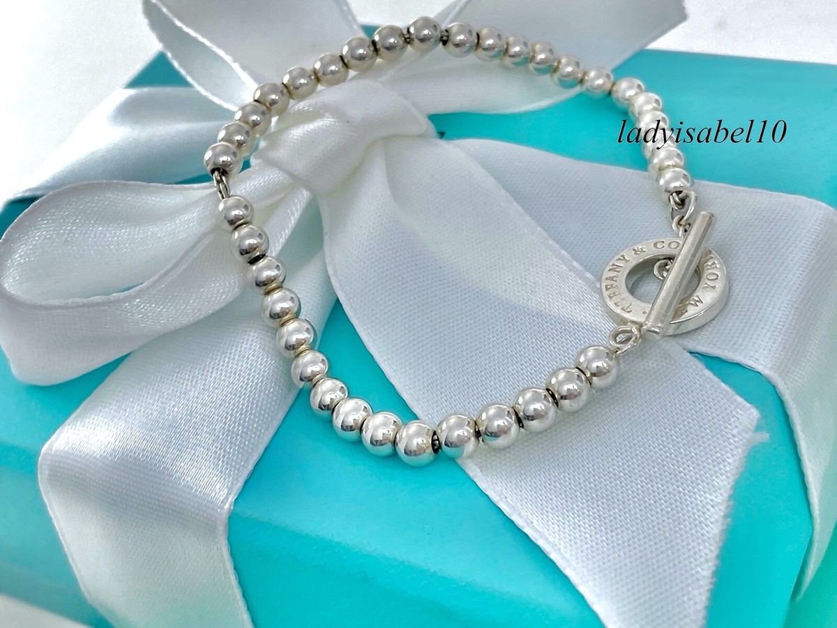 【Tiffany & Co】Toggle Bead Braceletブレスレット★日本未入荷 Tiffany & Co Tiffany Toggle Beaded Bracelet - Etsy