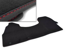 NEU Fu&szlig;matte (Rote Ziernaht) Mercedes Sprinter W 907 Automatte F&uuml;hrerhaus Velour