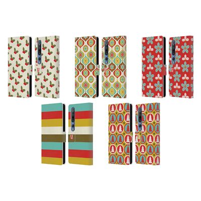 HEAD CASE DESIGNS RETRO CHRISTMAS LEATHER BOOK WALLET CASE FOR XIAOMI PHONES