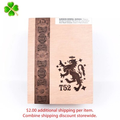 Liga Privada Corona Doble T52 Empty Wood Cigar Box 8'' x 6'' x 4.25''
