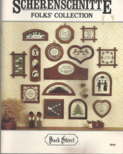SCHERENSCHNITTE PAPER CUTTING FOLK'S COLLECTION BOOK 5  1985