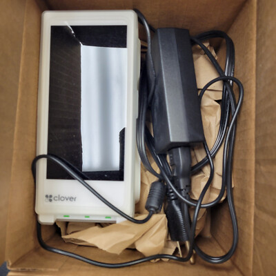 Clover Flex 3 Handheld POS System C405 w/ Wireless Charger K405 and Power Cord