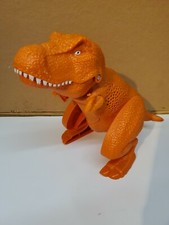 2014 Mattel Dinosaur Growling T-Rex CDC71 Orange Action Figure 9  Tall