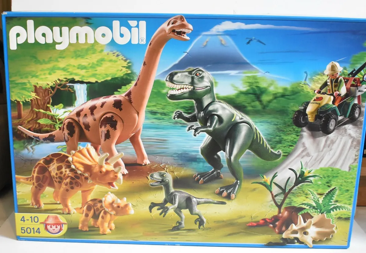 PLAYMOBIL 5014 Big Dinosaurs World German Exclusive Super Set