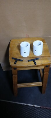 Powerlifting  lock collars for an olympic bar.  primed 5kgs